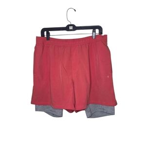 DSG Salmon Shorts with Gray Interior